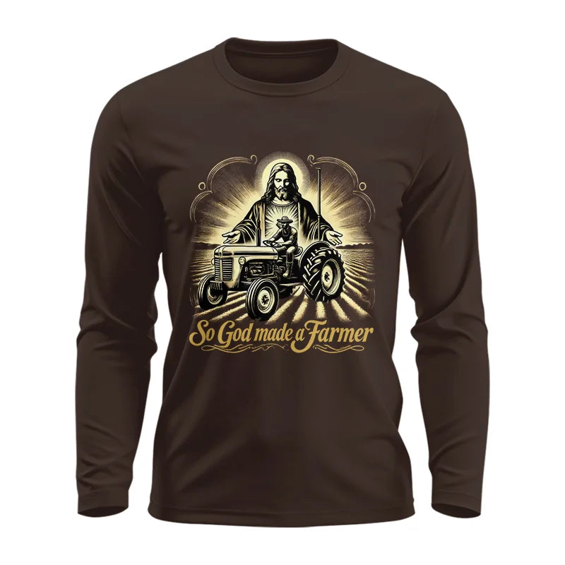 Image of So God Made A Farmer 2 - Unisex Ultra Cotton Long Sleeve Tee