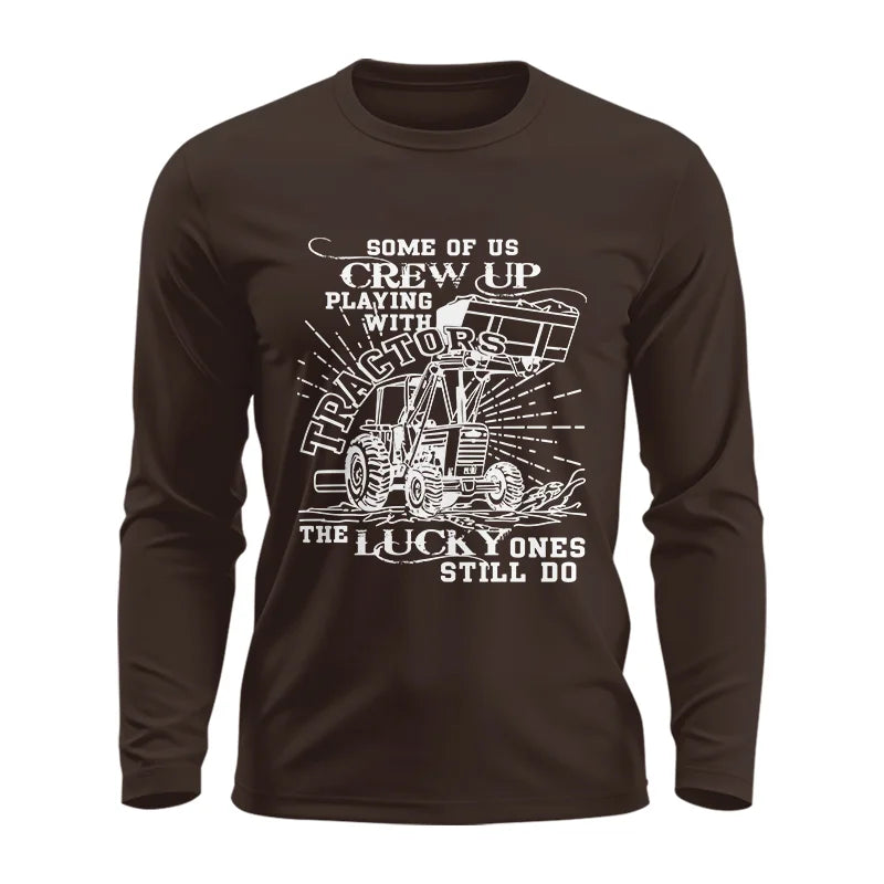 Image of Some Of Us Grew Up Playing With Tractors 1 - Unisex Ultra Cotton Long Sleeve Tee