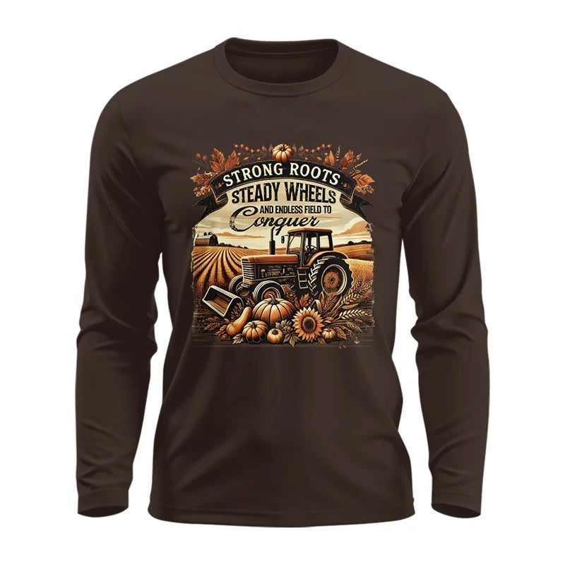 Thanksgiving Farmer Endless Fields To Conquer 2 - Unisex Ultra Cotton Long Sleeve Tee