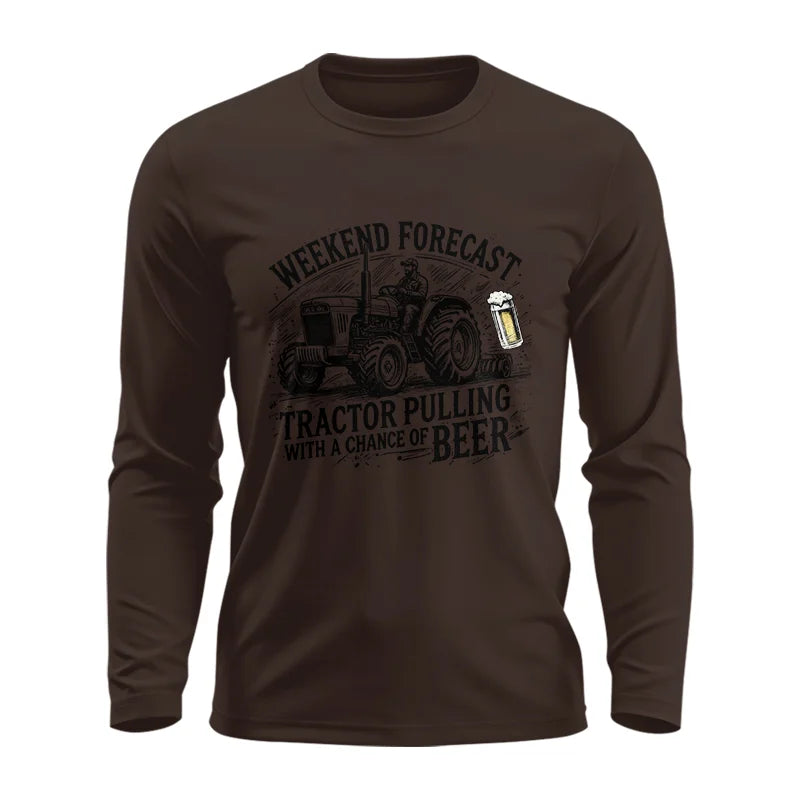 Image of Tractor With A Chance Of Beer - Unisex Ultra Cotton Long Sleeve Tee