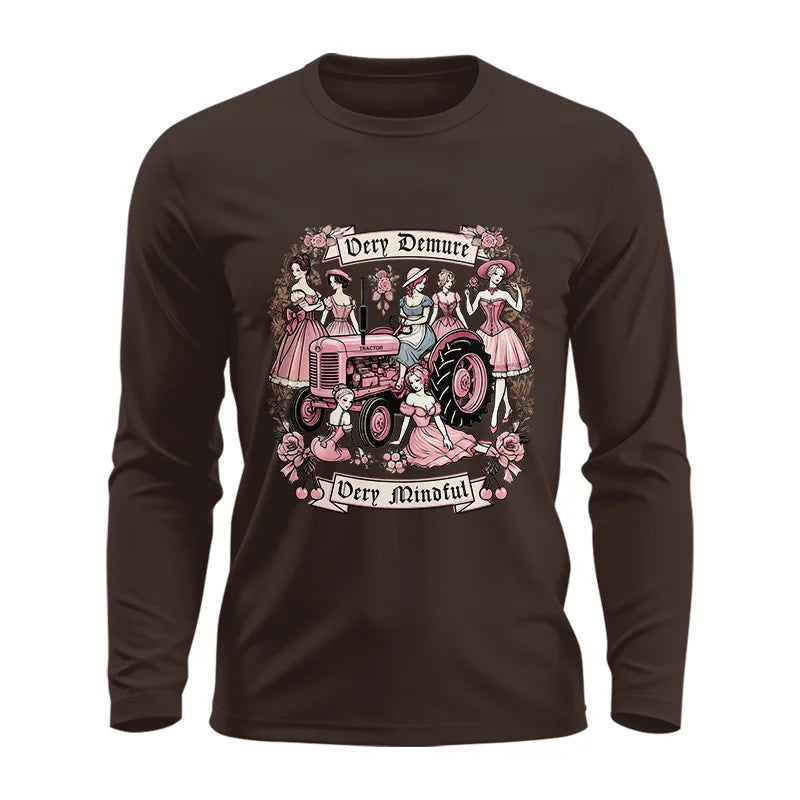 Very Demure Very Mindful Tractor - Unisex Ultra Cotton Long Sleeve Tee