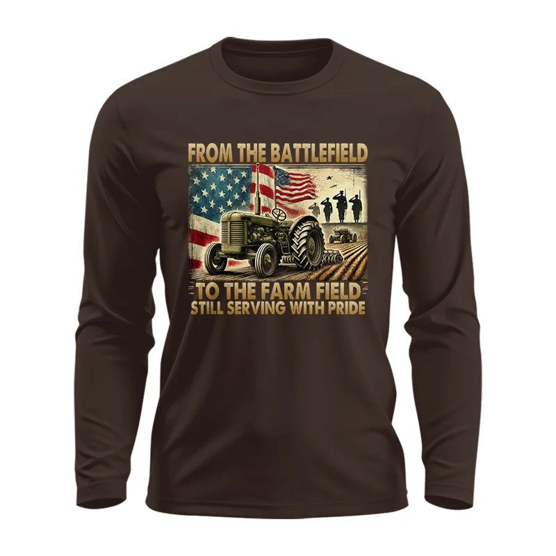 Veteran Farmer From The Battlefield To The Farm Field 1 - Unisex Ultra Cotton Long Sleeve Tee