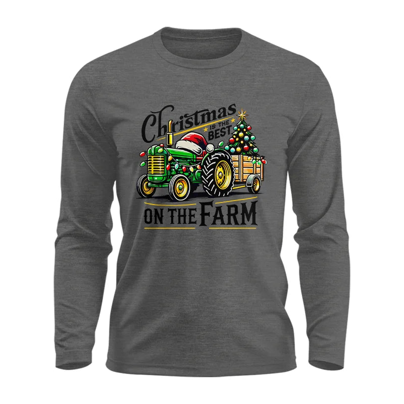 Image of Christmas Is The Best On The Farm 3 - Unisex Ultra Cotton Long Sleeve Tee