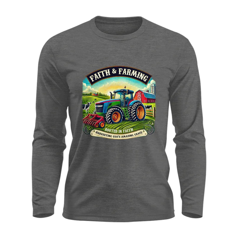 Image of Faith And Farming 2 - Unisex Ultra Cotton Long Sleeve Tee