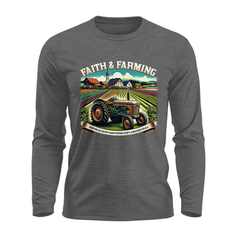 Image of Faith And Farming 4 - Unisex Ultra Cotton Long Sleeve Tee