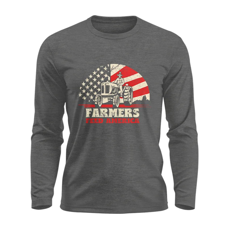 Farmers Feed America Support Farmers - Unisex Ultra Cotton Long Sleeve Tee