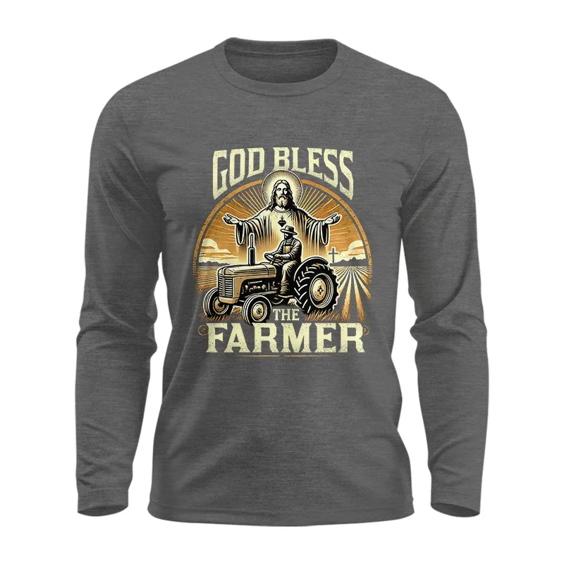 God Bless The Farmer 1 - Unisex Ultra Cotton Long Sleeve Tee