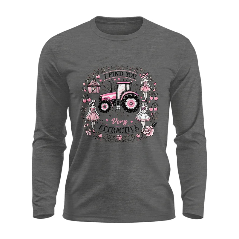 Image of I Find You Very Attractive Pink Cherry - Unisex Ultra Cotton Long Sleeve Tee