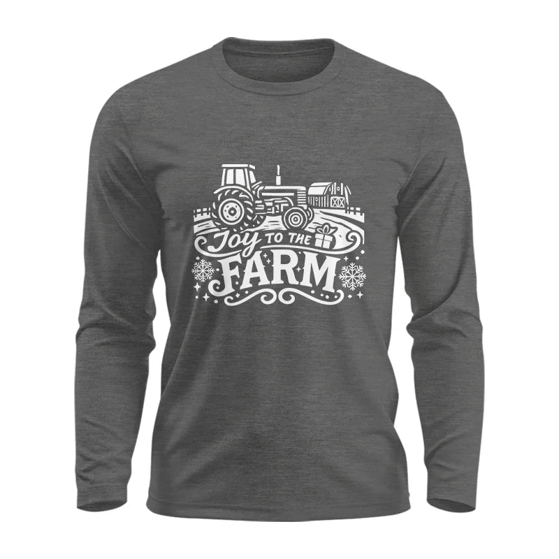 Image of Joy To The Farm 1 - Unisex Ultra Cotton Long Sleeve Tee