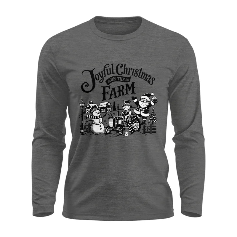 Joyful Christmas On The Farm 1 - Unisex Ultra Cotton Long Sleeve Tee