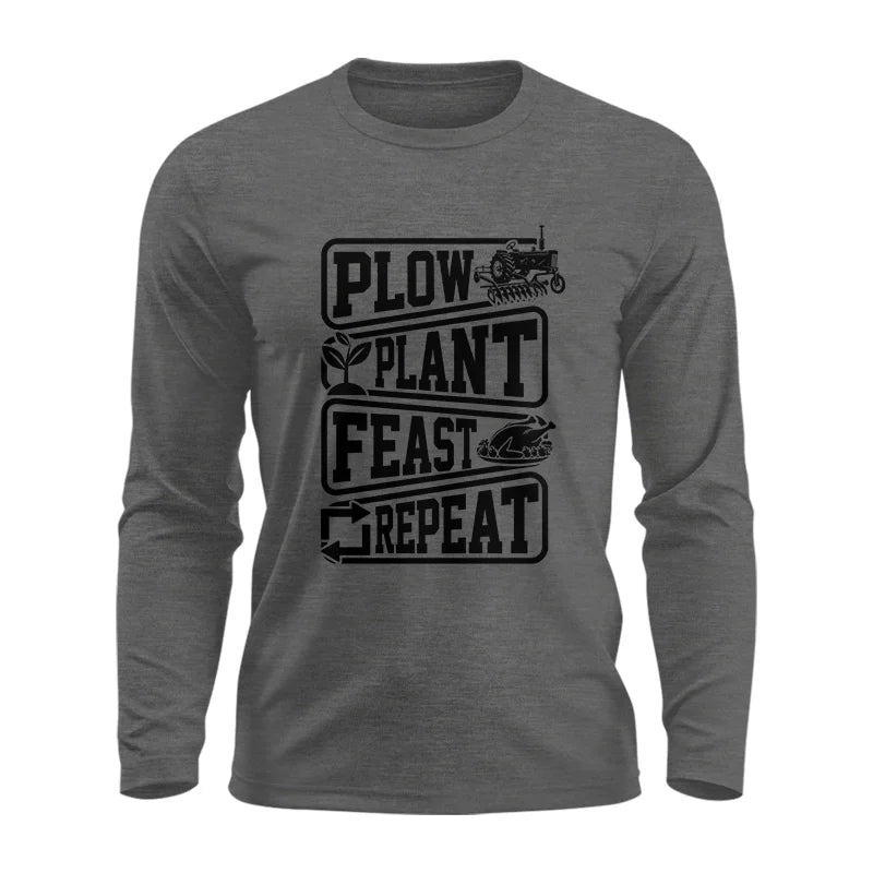 Image of Plow Plant Feast Repeat 1 - Unisex Ultra Cotton Long Sleeve Tee