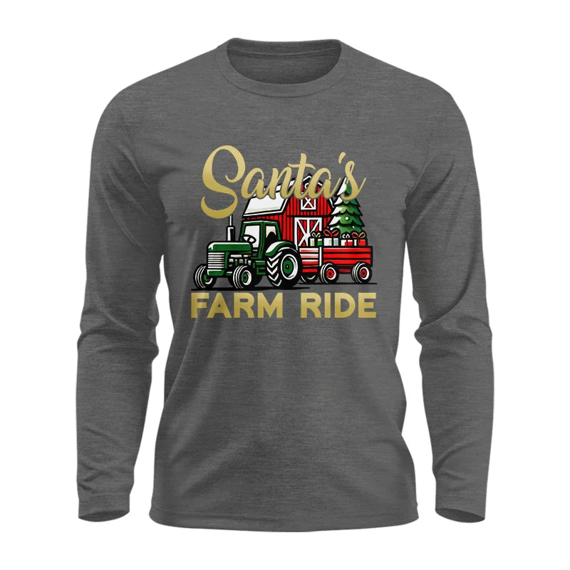 Image of Santa's Farm Ride 2 - Unisex Ultra Cotton Long Sleeve Tee