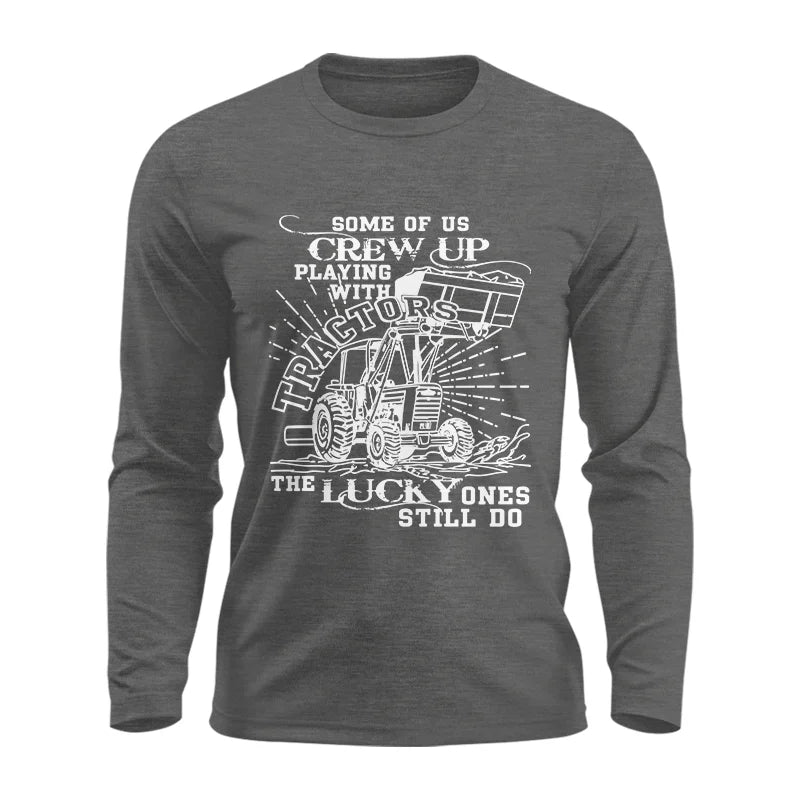 Image of Some Of Us Grew Up Playing With Tractors 1 - Unisex Ultra Cotton Long Sleeve Tee