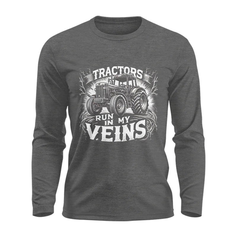 Image of Tractors Run In My Veins - Unisex Ultra Cotton Long Sleeve Tee