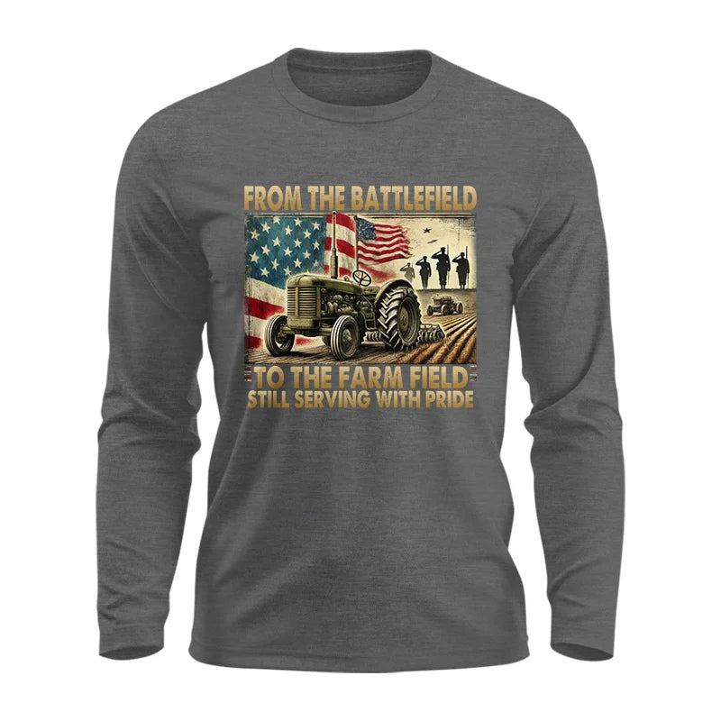 Veteran Farmer From The Battlefield To The Farm Field 1 - Unisex Ultra Cotton Long Sleeve Tee