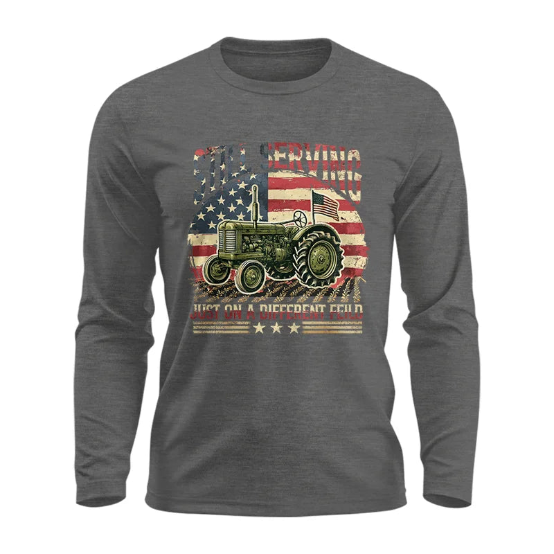 Image of Veteran Farmer Still Serving 10 - Unisex Ultra Cotton Long Sleeve Tee