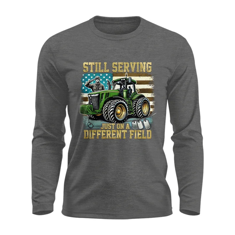 Image of Veteran Farmer Still Serving 3 - Unisex Ultra Cotton Long Sleeve Tee