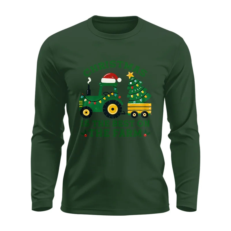 Christmas Is The Best On The Farm - Unisex Ultra Cotton Long Sleeve Tee