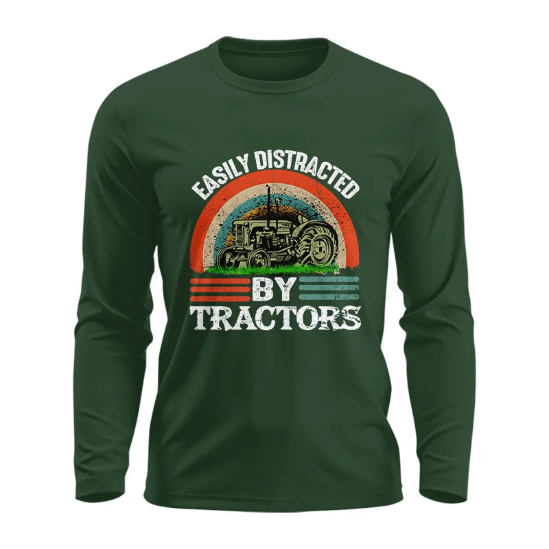 Easily Distracted By Tractors - Unisex Ultra Cotton Long Sleeve Tee