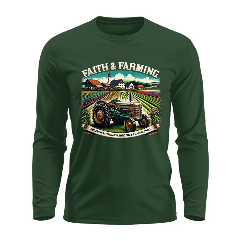 Image of Faith And Farming 4 - Unisex Ultra Cotton Long Sleeve Tee