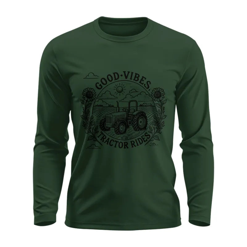 Image of Good Vibes Tractor Rides - Unisex Ultra Cotton Long Sleeve Tee