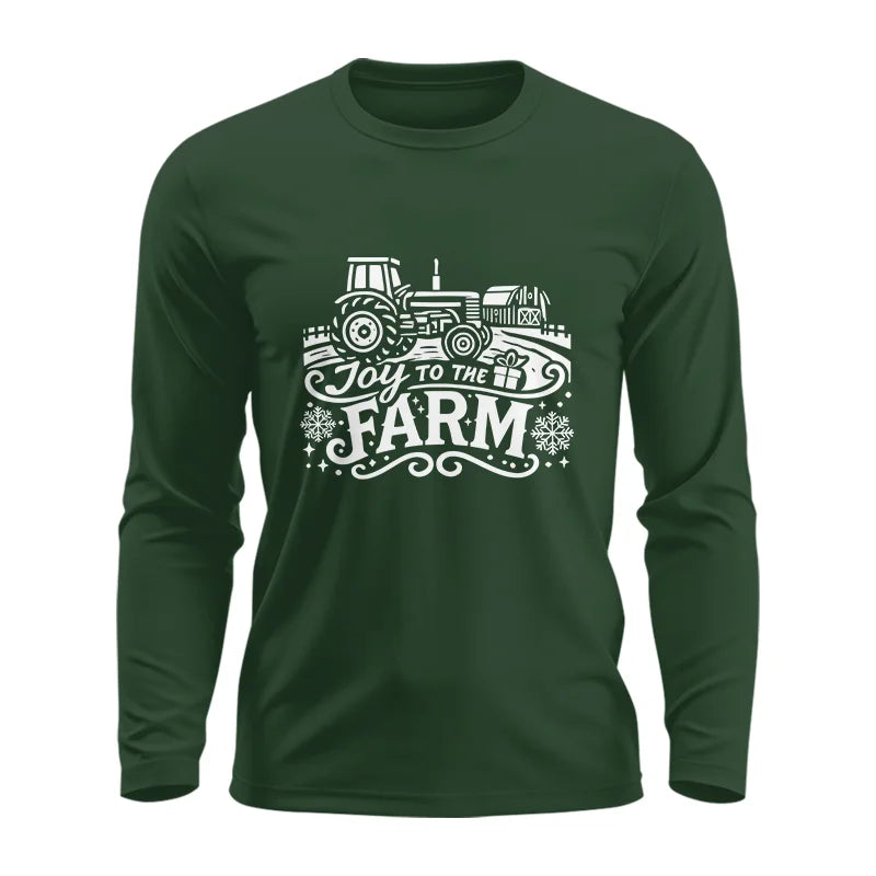 Joy To The Farm 1 - Unisex Ultra Cotton Long Sleeve Tee