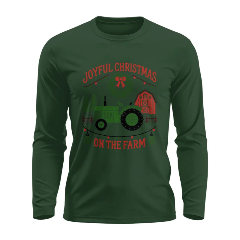 Joyful Christmas On The Farm 3 - Unisex Ultra Cotton Long Sleeve Tee