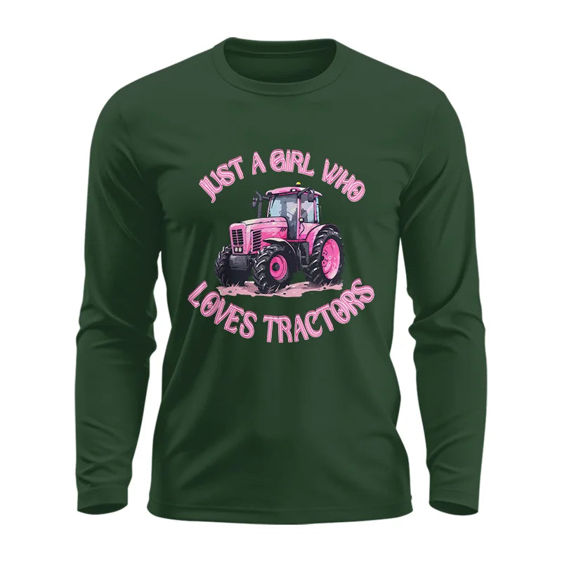 Just A Girl Who Loves Tractors 1 - Unisex Ultra Cotton Long Sleeve Tee