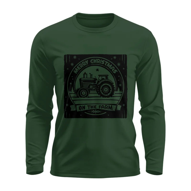 Merry Chritmas On The Farm 5 - Unisex Ultra Cotton Long Sleeve Tee