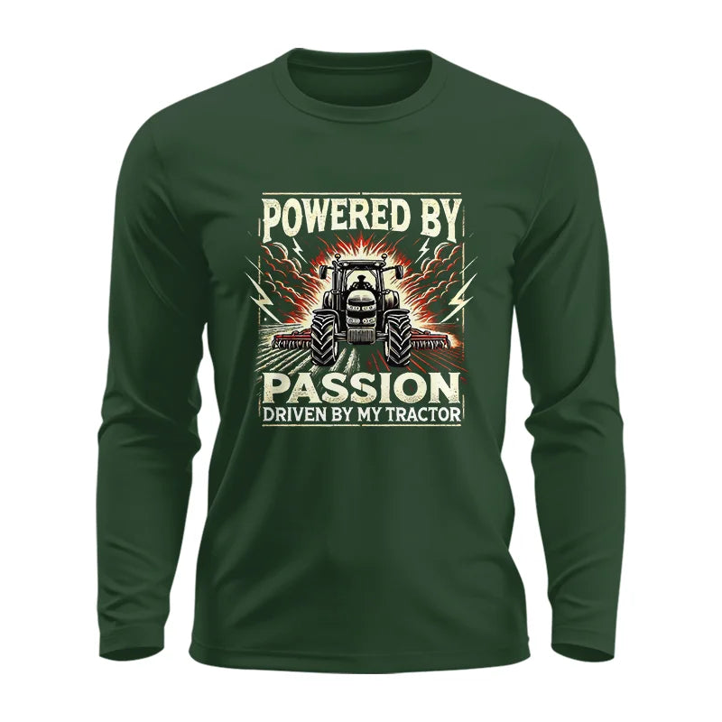 Image of Powered By Passion Driven By My Tractor 4 - Unisex Ultra Cotton Long Sleeve Tee