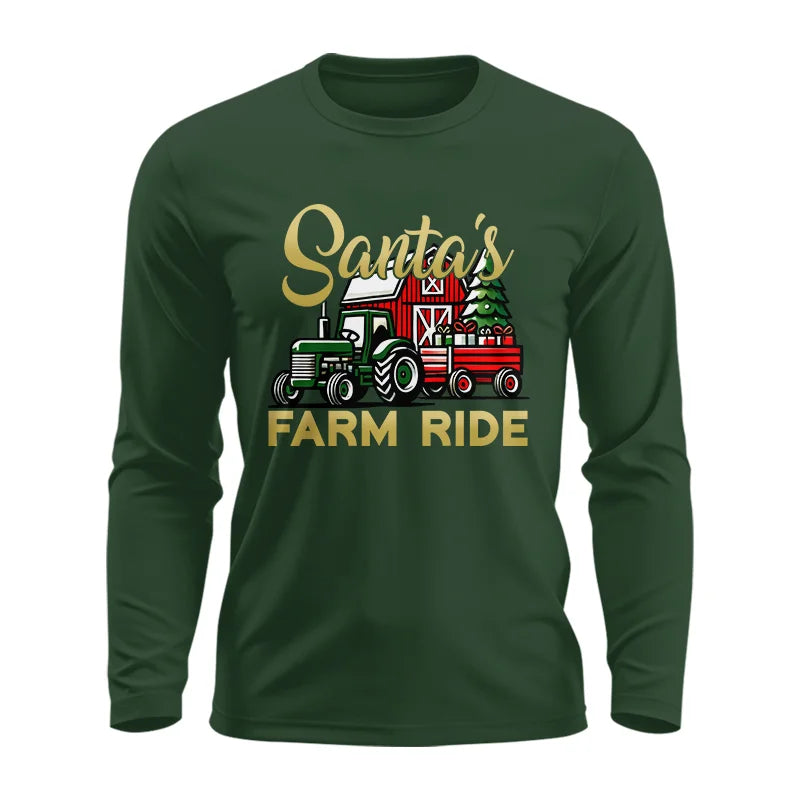 Image of Santa's Farm Ride 2 - Unisex Ultra Cotton Long Sleeve Tee