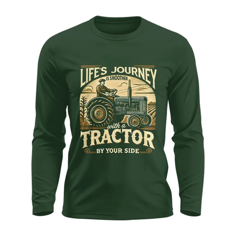 Image of Smoother With A Tractor By Your Side - Unisex Ultra Cotton Long Sleeve Tee