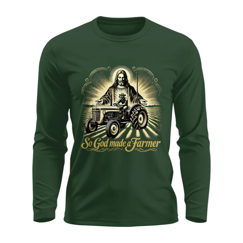 So God Made A Farmer 2 - Unisex Ultra Cotton Long Sleeve Tee