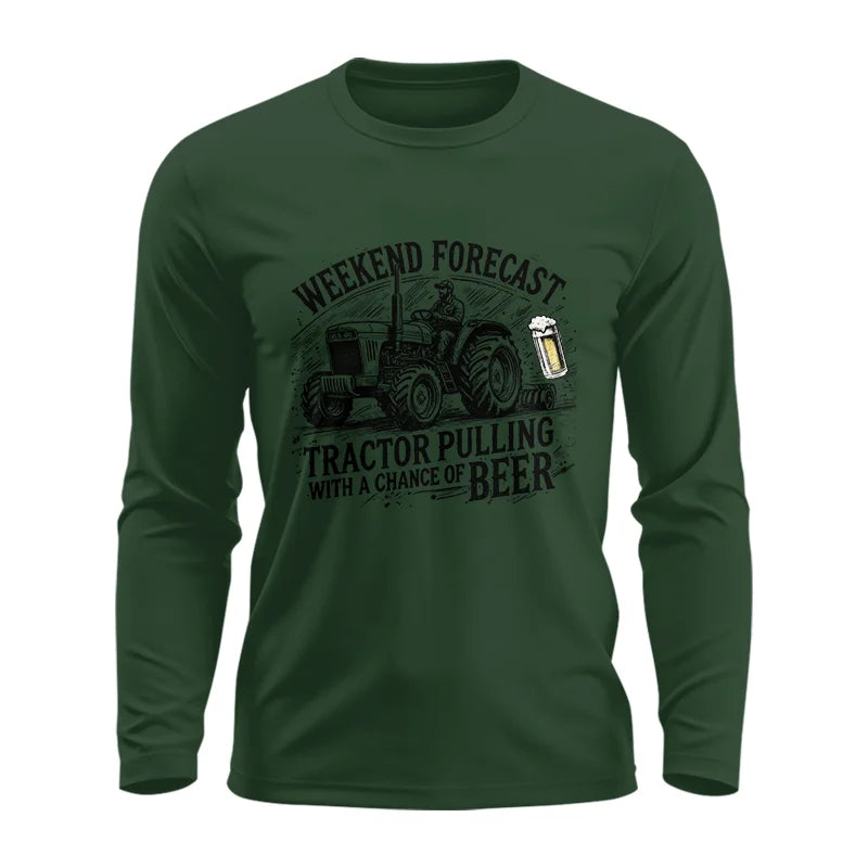 Tractor With A Chance Of Beer - Unisex Ultra Cotton Long Sleeve Tee