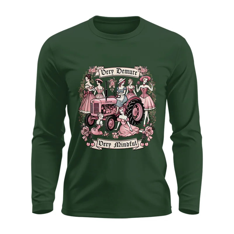 Very Demure Very Mindful Tractor - Unisex Ultra Cotton Long Sleeve Tee