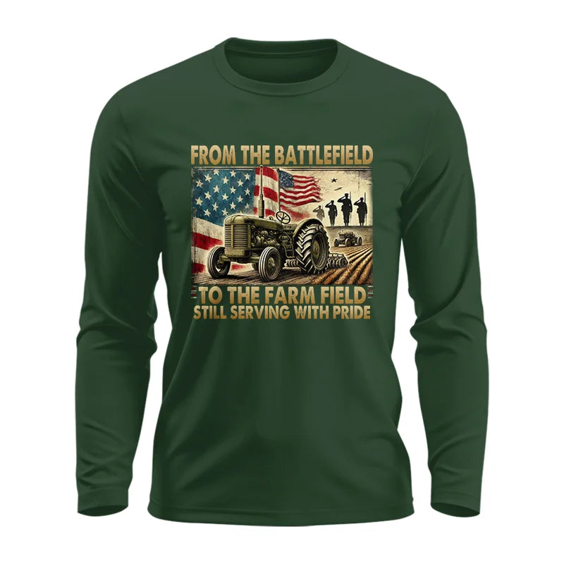 Image of Veteran Farmer From The Battlefield To The Farm Field 1 - Unisex Ultra Cotton Long Sleeve Tee