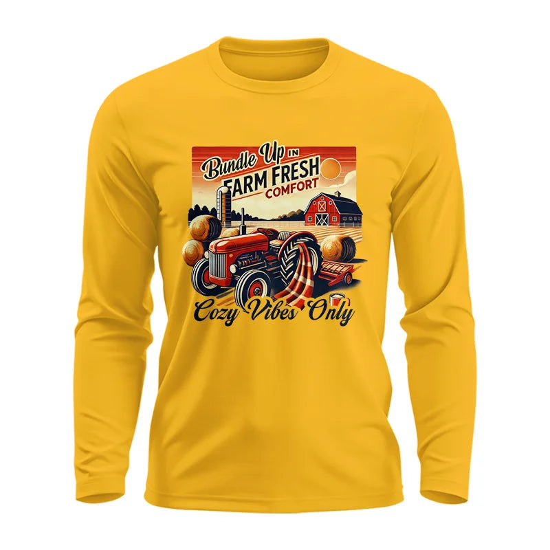 Image of Bundle Up in Farm Fresh Comfort_Cozy Vibes Only 2 - Unisex Ultra Cotton Long Sleeve Tee