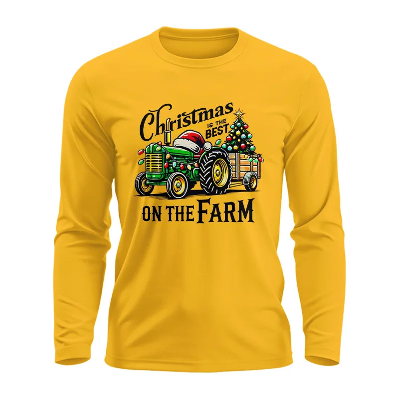 Christmas Is The Best On The Farm 3 - Unisex Ultra Cotton Long Sleeve Tee