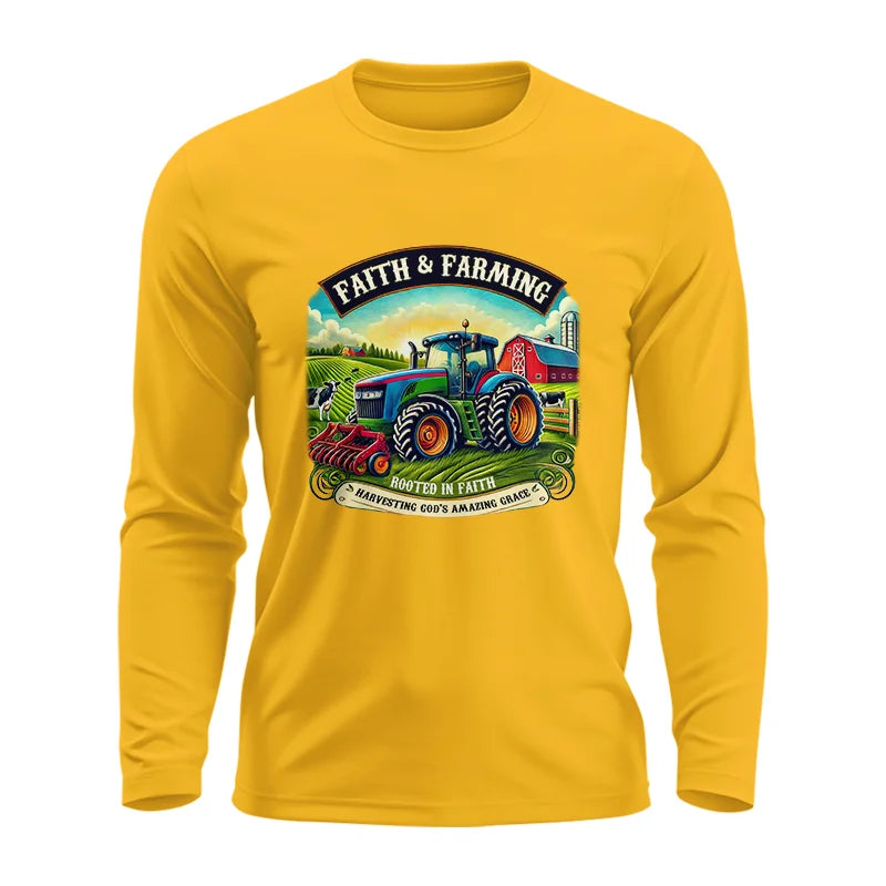 Image of Faith And Farming 2 - Unisex Ultra Cotton Long Sleeve Tee