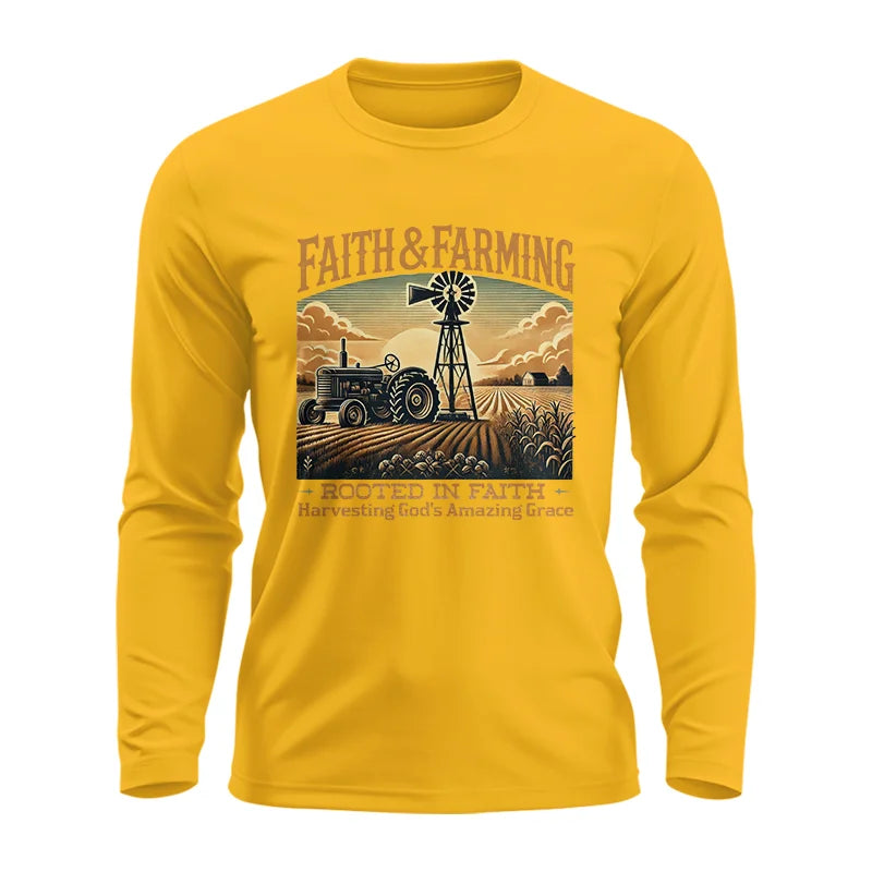 Image of Faith And Farming 3 - Unisex Ultra Cotton Long Sleeve Tee