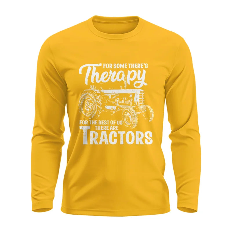 Funny Farmer Therapy Vintage Tractor Lover - Unisex Ultra Cotton Long Sleeve Tee