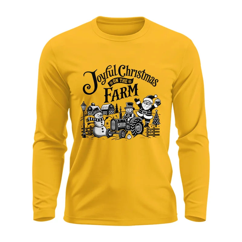 Joyful Christmas On The Farm 1 - Unisex Ultra Cotton Long Sleeve Tee