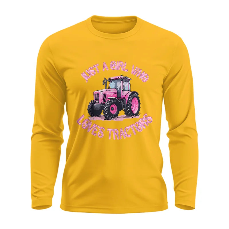 Image of Just A Girl Who Loves Tractors 1 - Unisex Ultra Cotton Long Sleeve Tee