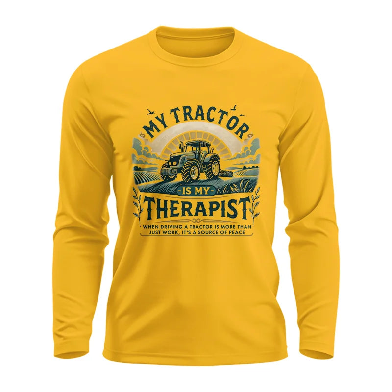 Image of My Tractor Is My Therapist - Unisex Ultra Cotton Long Sleeve Tee