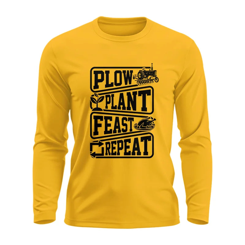 Image of Plow Plant Feast Repeat 1 - Unisex Ultra Cotton Long Sleeve Tee