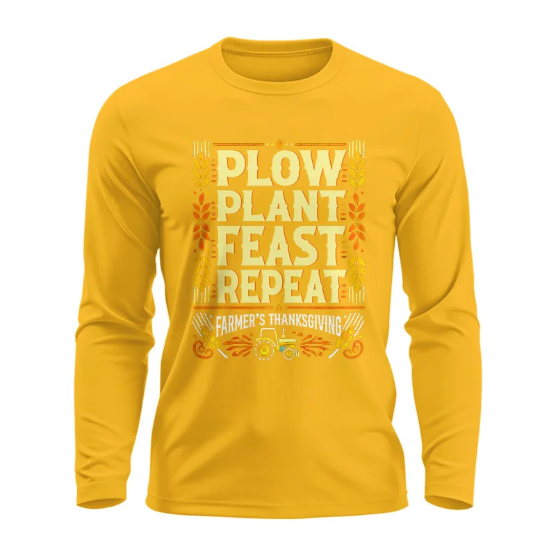 Image of Plow Plant Feast Repeat - Unisex Ultra Cotton Long Sleeve Tee