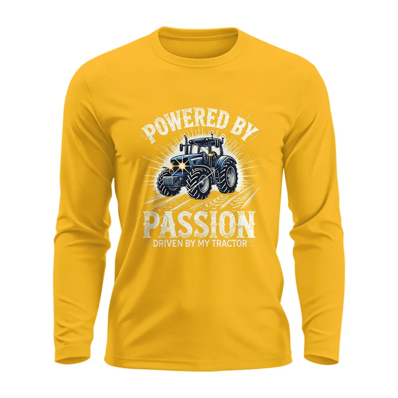 Powered By Passion Driven By My Tractor - Unisex Ultra Cotton Long Sleeve Tee