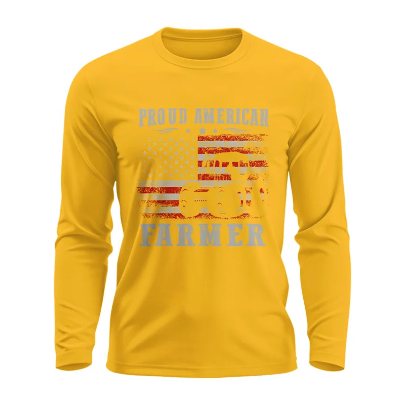 Image of Proud American Farmer - Unisex Ultra Cotton Long Sleeve Tee