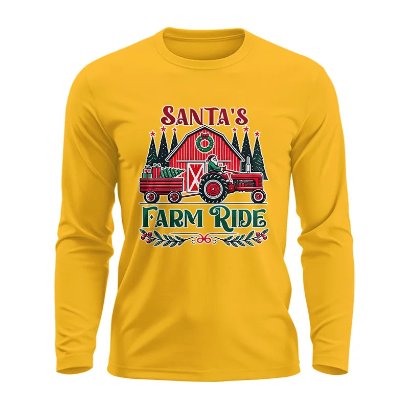 Santa's Farm Ride 1 - Unisex Ultra Cotton Long Sleeve Tee