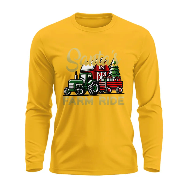 Image of Santa's Farm Ride 2 - Unisex Ultra Cotton Long Sleeve Tee